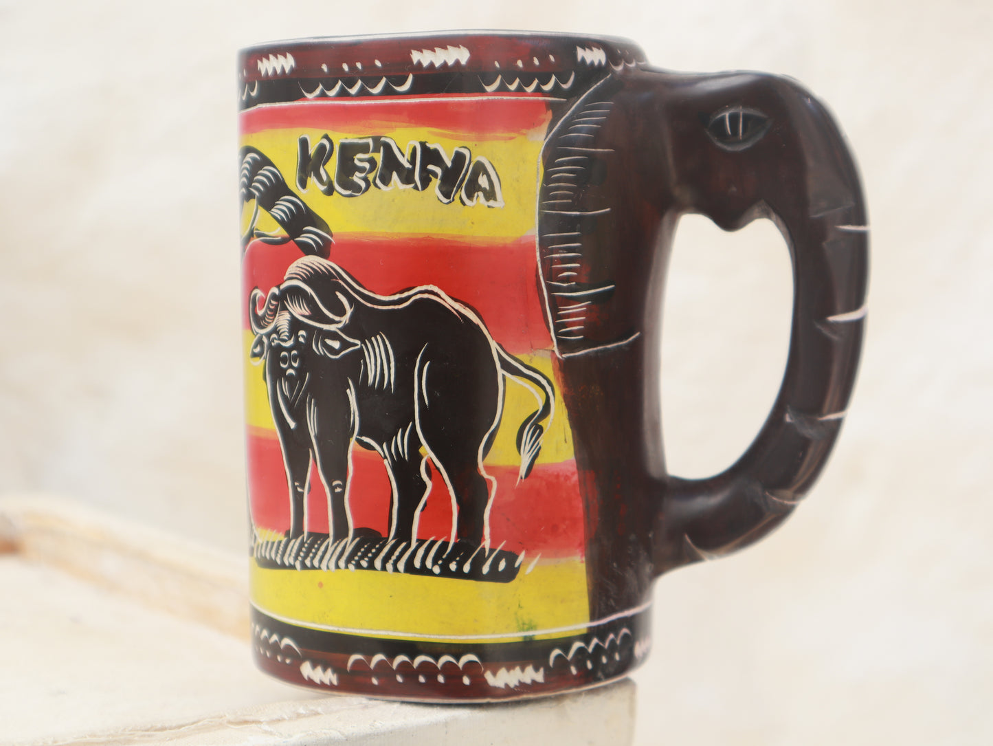 Safari Soapstone Mugs