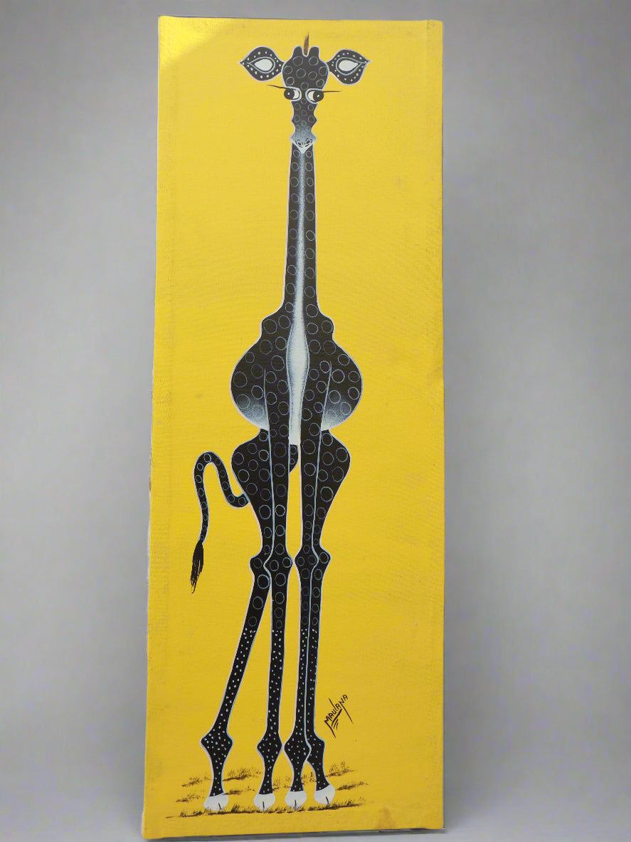 Girraffe Tinga Tinga painting