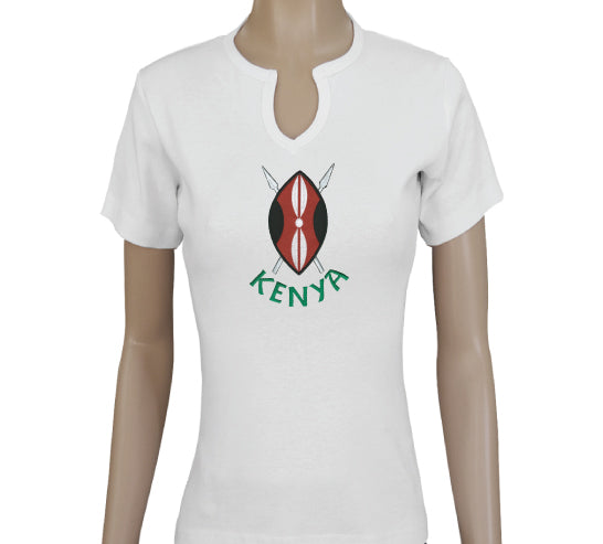 Flag with Kenyan Shield