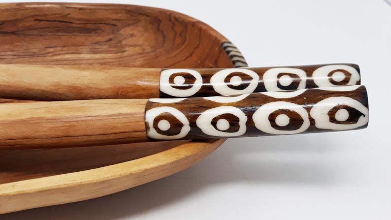 Salad Bowl with spoons