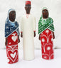 Swahili Man and Wives Sculpture