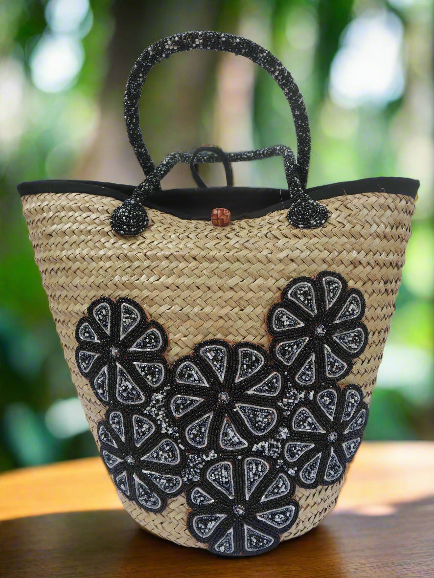 Soko Raffia Shopping Bag