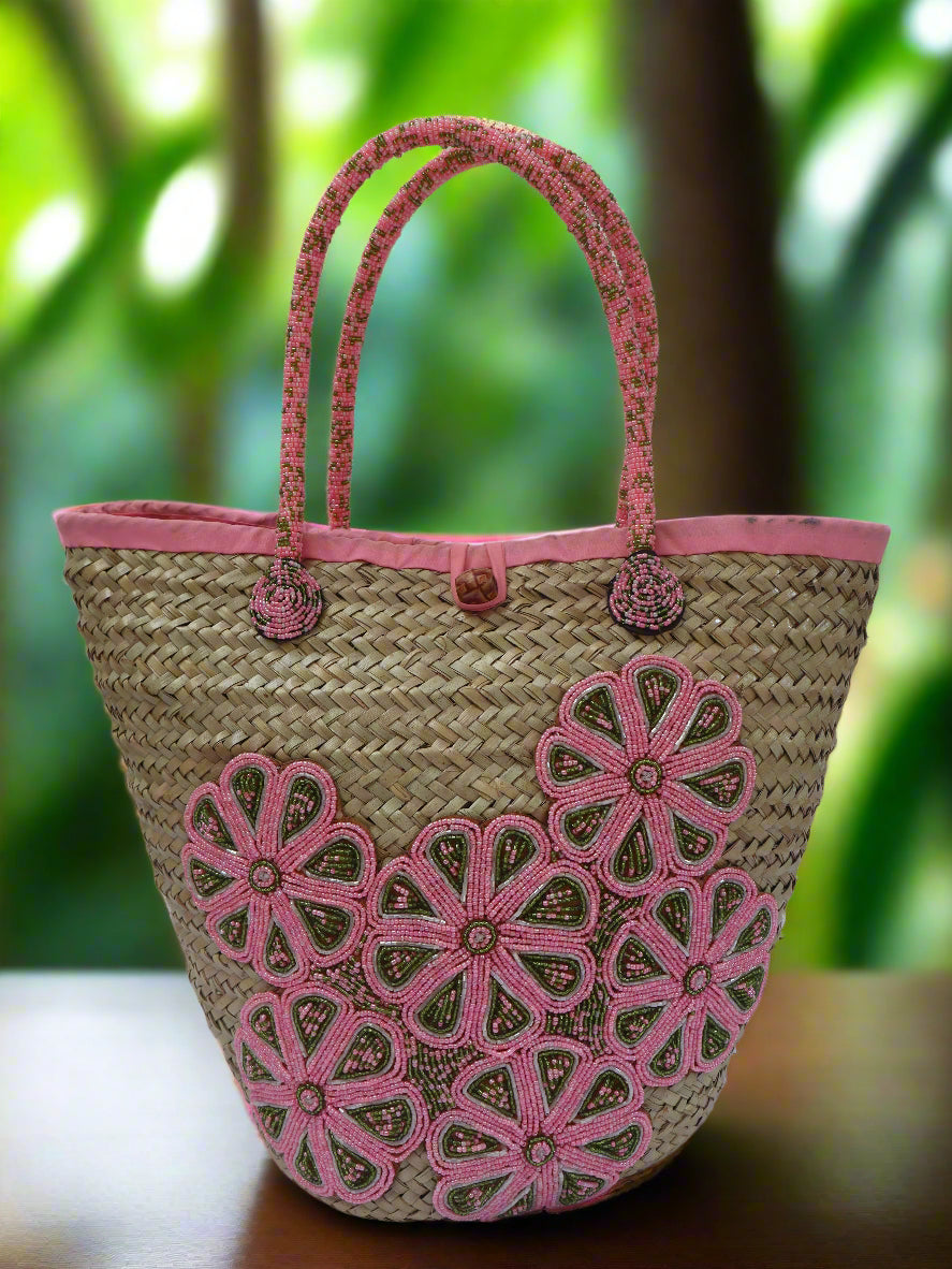 Soko Raffia Shopping Bag