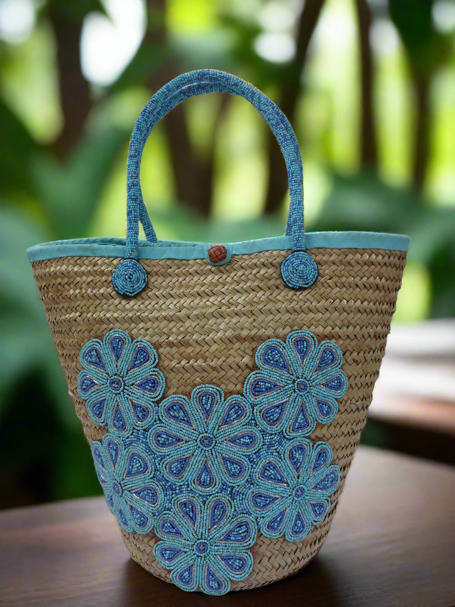 Soko Raffia Shopping Bag