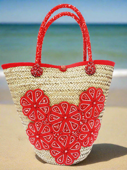 Soko Raffia Shopping Bag