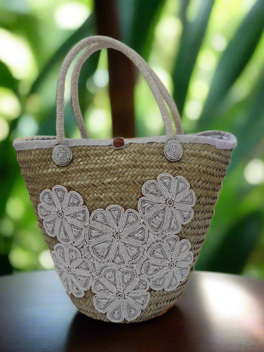 Soko Raffia Shopping Bag