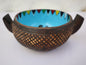 Wooden Bowl Blue