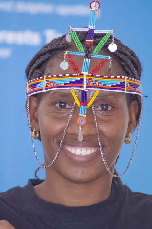 Masai women's head piece