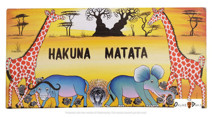 Hakuna Matata Name plates