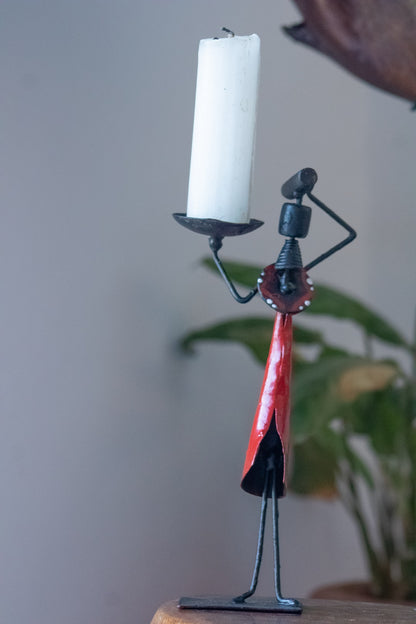 Maasai Woman Candle Holder