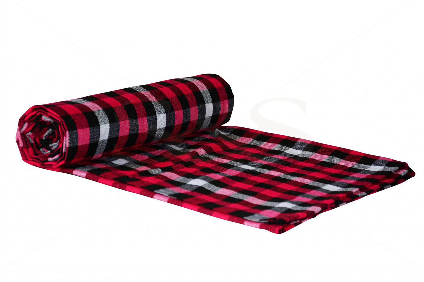 Maasai Shuka with inlaid soft blanket