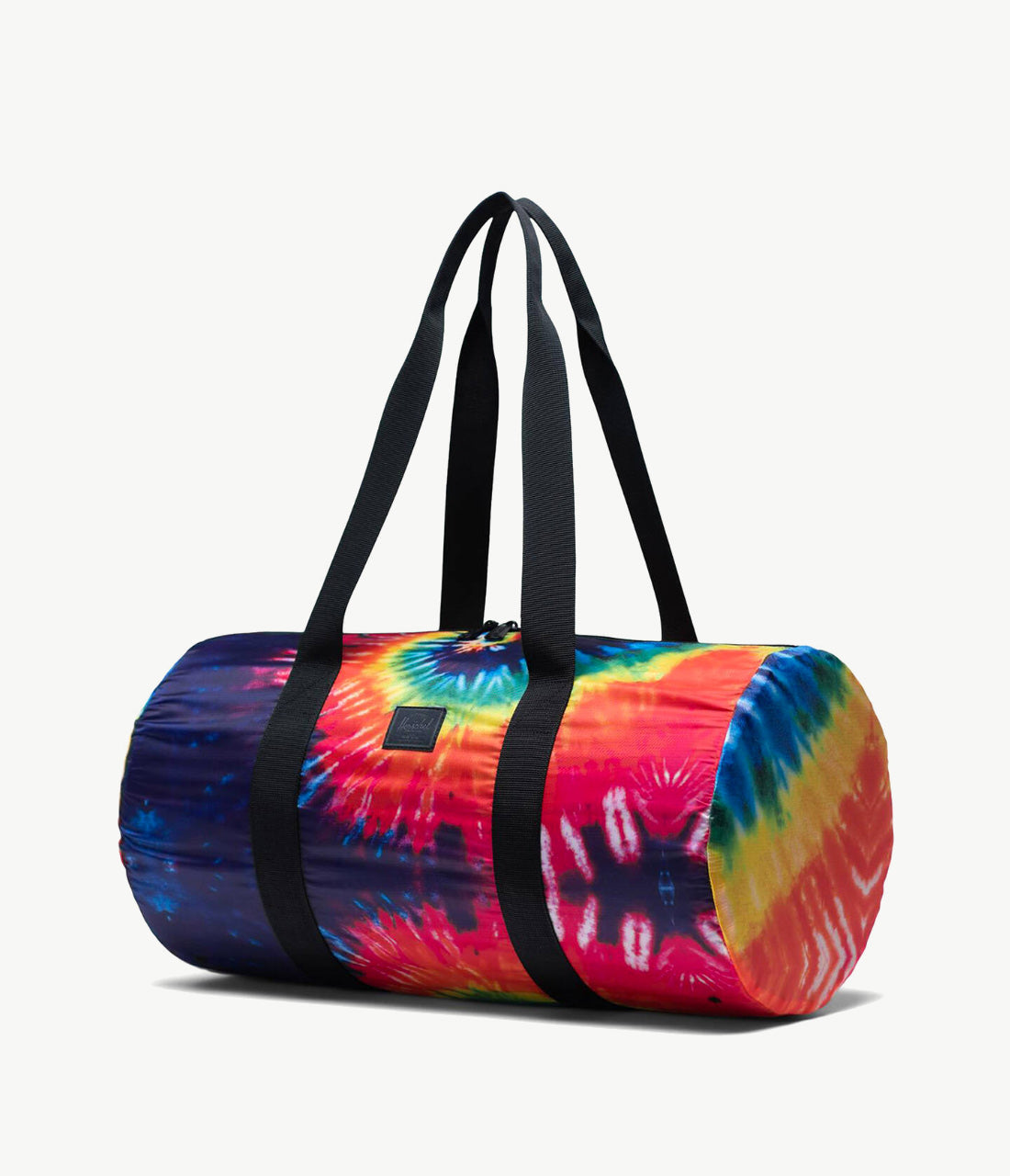 Packable Duffle in Rainbow Tie Dye